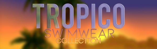  Candy Sims 4: Tropico swimwear collection
