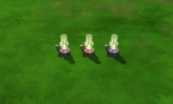  Mod The Sims: Monster Repellent Oil Lamp by Teknikah