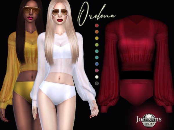  The Sims Resource: Orelena swimsuit by jomsims