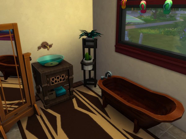  Mod The Sims: Rustic Oak Alcove by joiedesims