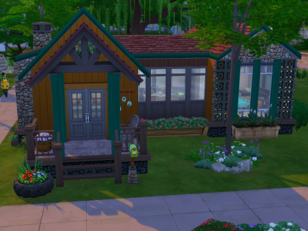  Mod The Sims: Rustic Oak Alcove by joiedesims