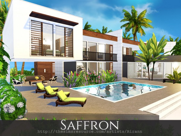  The Sims Resource: Saffron House by Rirann