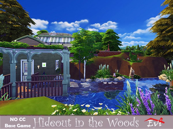  The Sims Resource: Hideout in the woods by evi