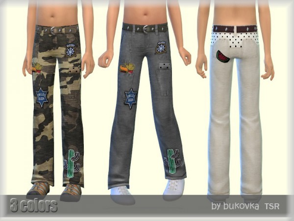  The Sims Resource: Pants Mix by bukovka