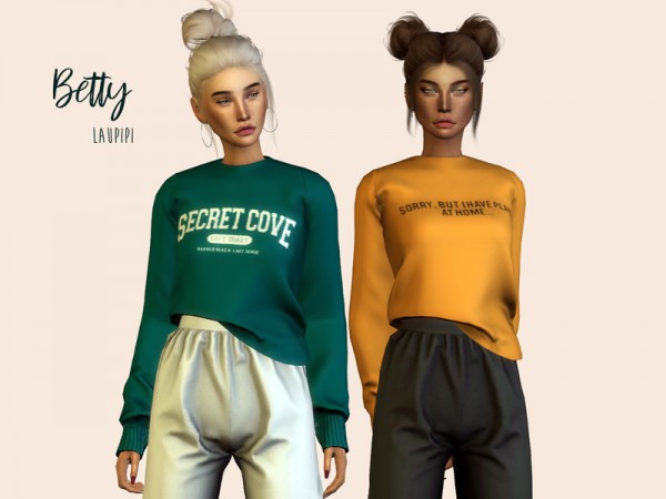  The Sims Resource: Betty top by laupipi