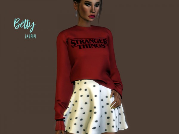  The Sims Resource: Betty top by laupipi