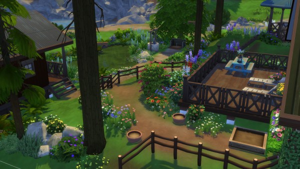  Mod The Sims: Peaceful Cottage with a Sauna by suojatti