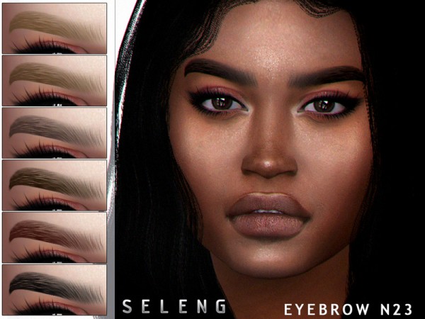  The Sims Resource: Eyebrows N23 by Seleng