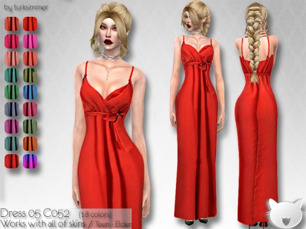  The Sims Resource: Dress 05 C052 by turksimmer