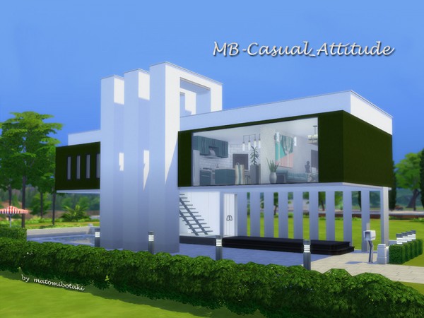  The Sims Resource: Casual Attitude House by matomibotaki