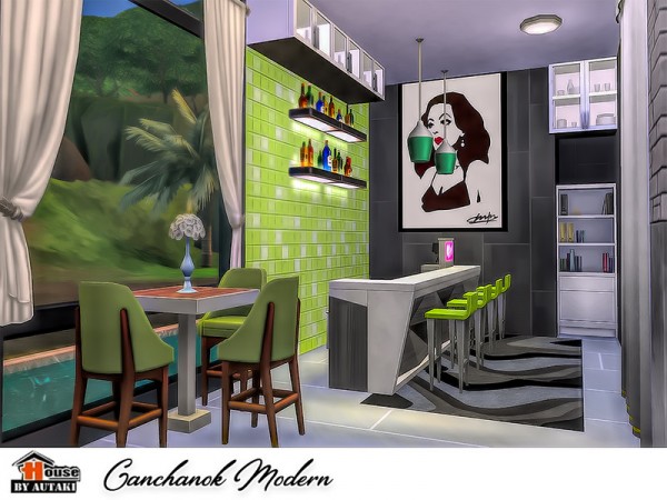  The Sims Resource: Canchanok Modern house by Autaki