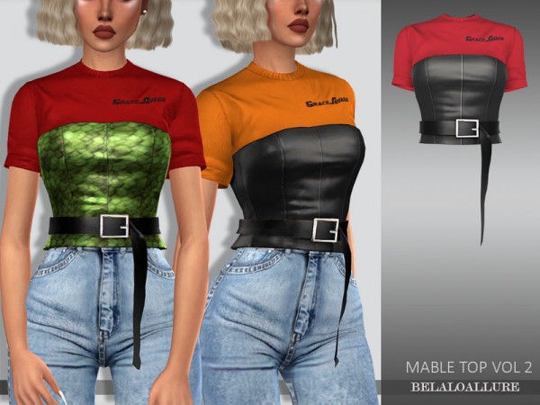  The Sims Resource: Mable top vol 2 by belal1997