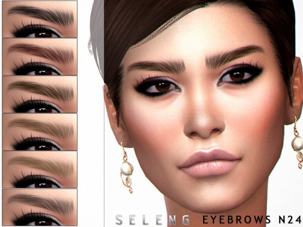  The Sims Resource: Eyebrows N24 by Seleng