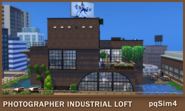  PQSims4: Industrial Photographer Penthouse   no CC