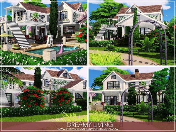 The Sims Resource: Dreamy Living by MychQQQ