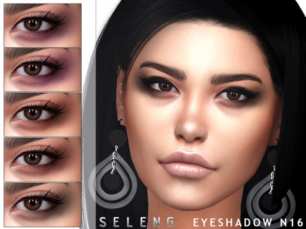  The Sims Resource: Eyeshadow N16 by Seleng