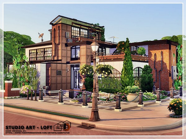  The Sims Resource: Studio ART   Loft by Danuta720