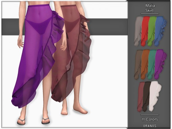  The Sims Resource: Malia Skirt by OranosTR