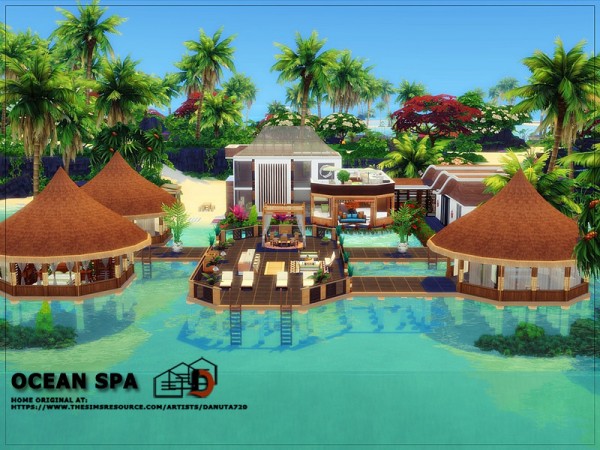  The Sims Resource: Ocean SPA by Danuta720