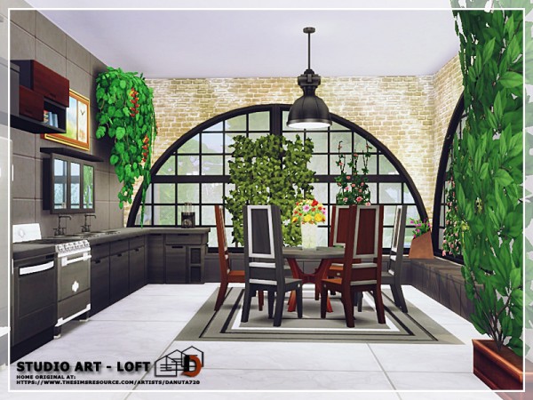  The Sims Resource: Studio ART   Loft by Danuta720