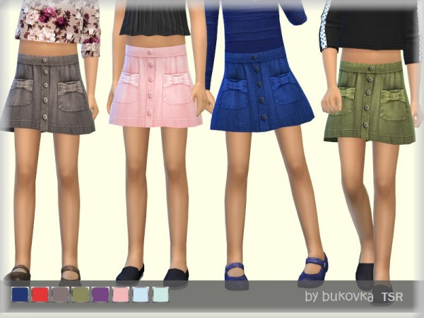  The Sims Resource: Skirt with Pockets by bukovka