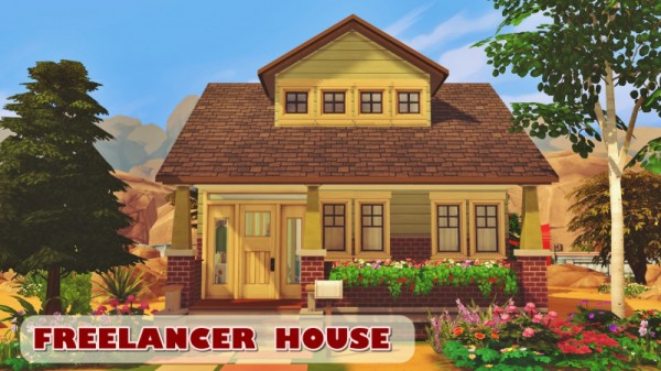  Sims 3 by Mulena: Freelancer House