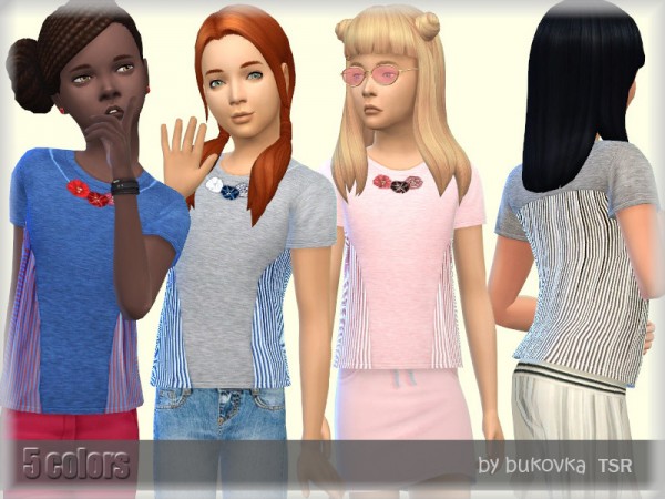  The Sims Resource: Shirt Child F by Bukovka