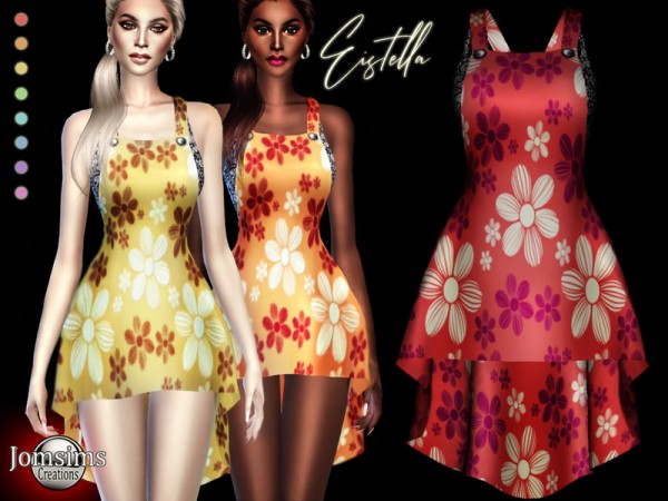  The Sims Resource: Eistella dress by jomsims