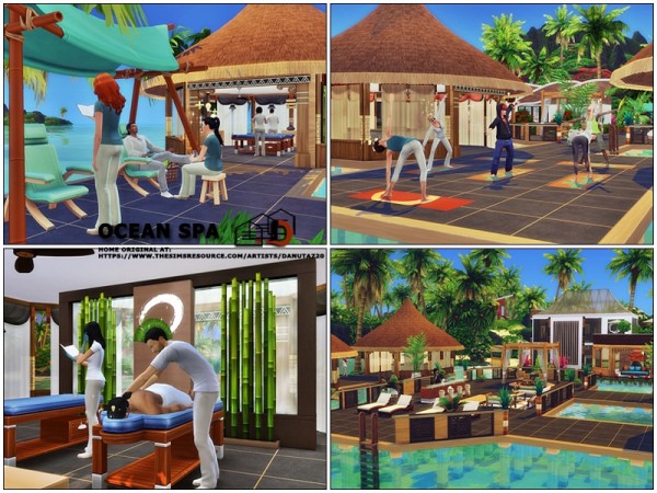  The Sims Resource: Ocean SPA by Danuta720