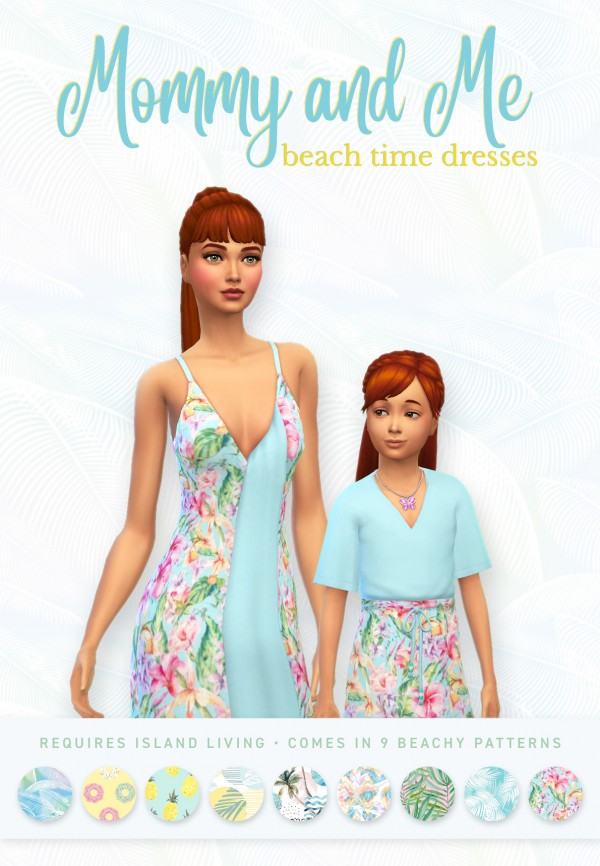 Simplistic: Mommy and Me Beach Dresses