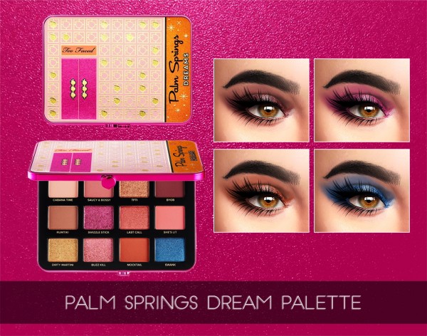  Kenzar Sims: Too faced palm springs dreams palette