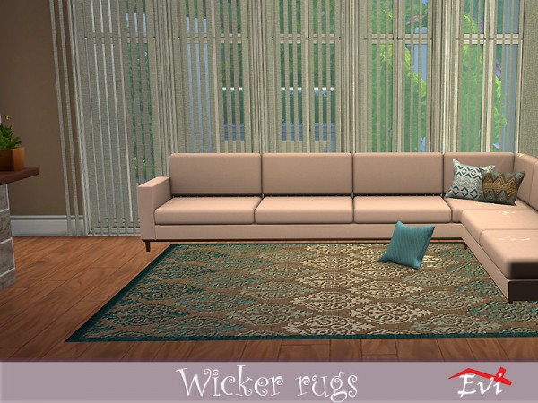  The Sims Resource: Wicker rugs by evi
