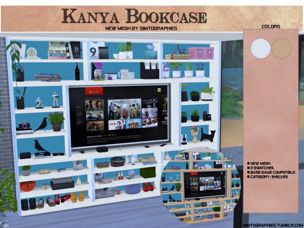  Simtographies: Kanya Bookcase