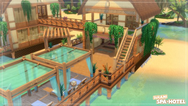  Mod The Sims: Sulani Spa Hotel   no CC by Axaba