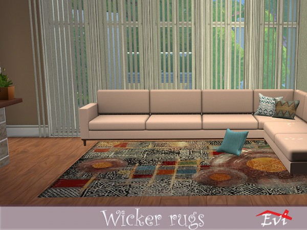  The Sims Resource: Wicker rugs by evi
