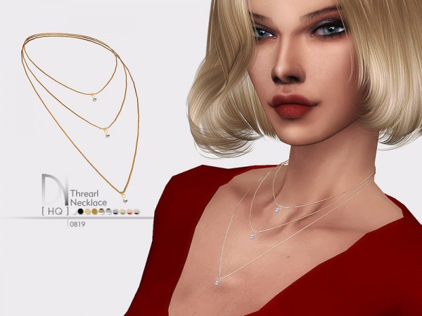  The Sims Resource: Threarl Necklace by DarkNighTt