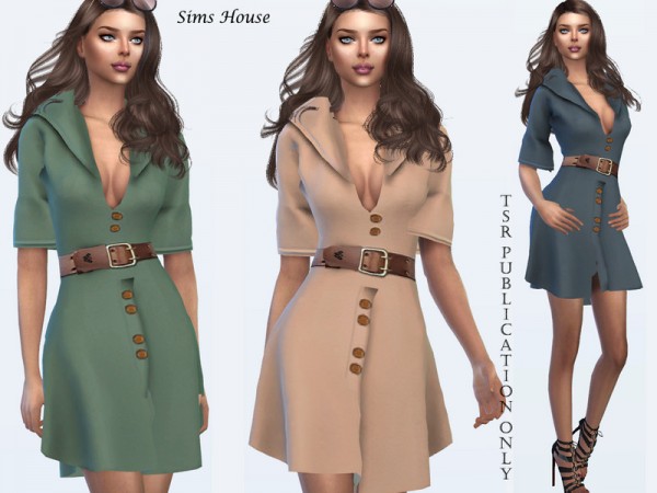  The Sims Resource: Robe chemise by Sims House