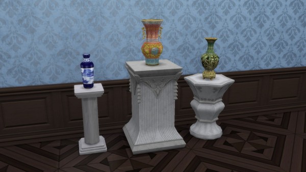  Mod The Sims: Three Pedestals by TheJim07
