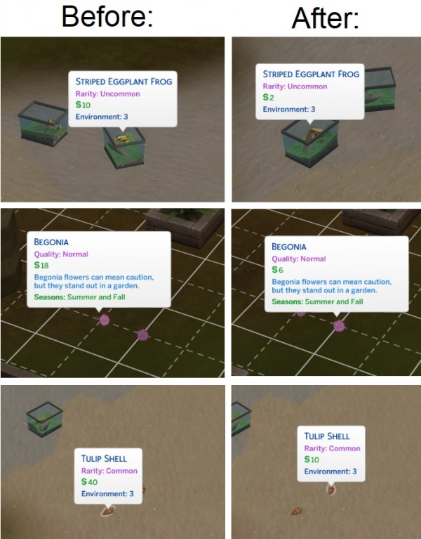  Mod The Sims: Collectibles worth much less by Howabominable