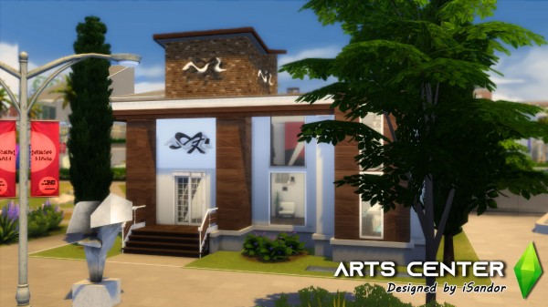  Mod The Sims: Arts Center | NO CC by iSandor