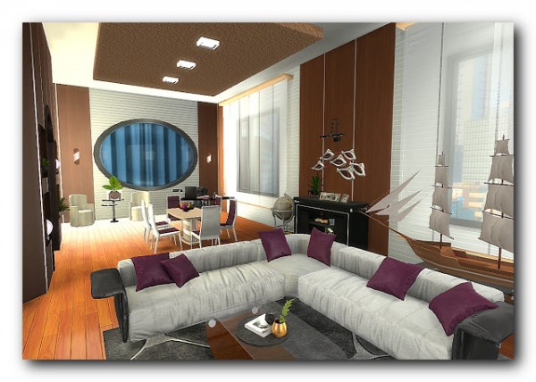  Architectural tricks from Dalila: Yacht style apartment