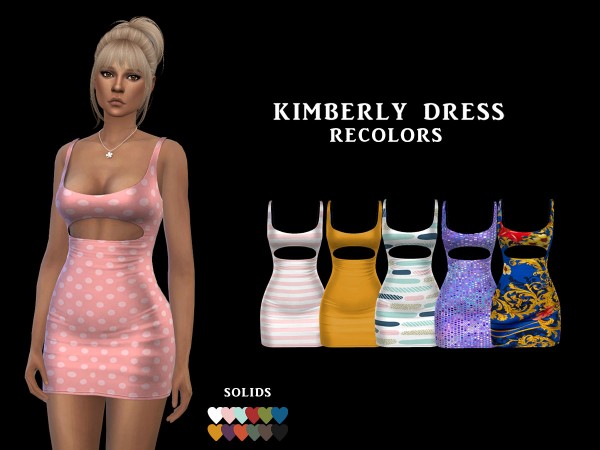  Leo 4 Sims: Kimberly Dress 2
