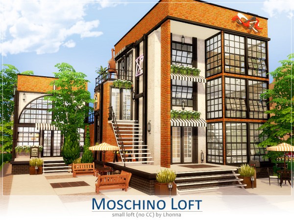  The Sims Resource: Moschino Loft by Lhonna