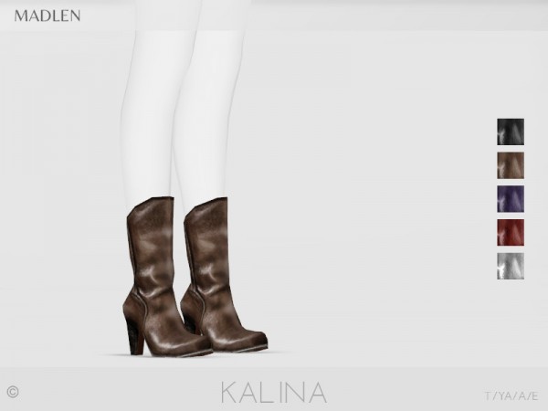  The Sims Resource: Madlen Kalina Boots by MJ95