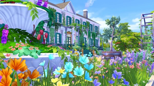  Sims Artists: Giverny the garden of Claude Monet