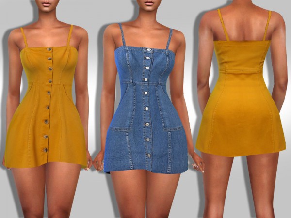 The Sims Resource: Two Stylish Mini Dresses in One Package by Saliwa