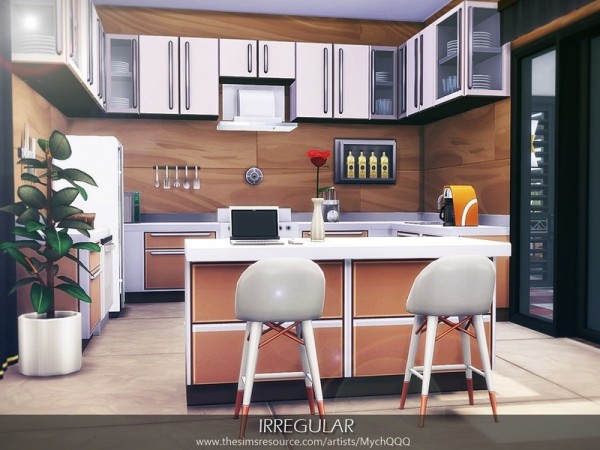  The Sims Resource: Irregular House by MychQQQ