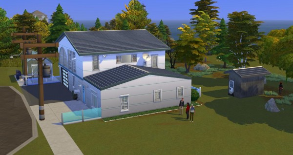  Mod The Sims: Solar Panel Roof conversion by BulldozerIvan