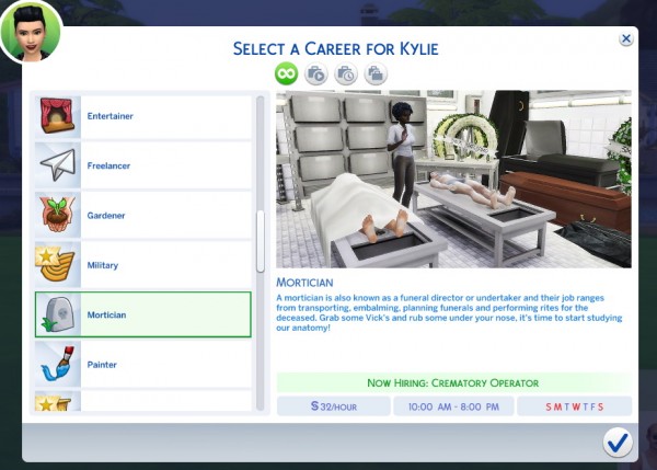  Mod The Sims: Mortician Career by MarieLynette