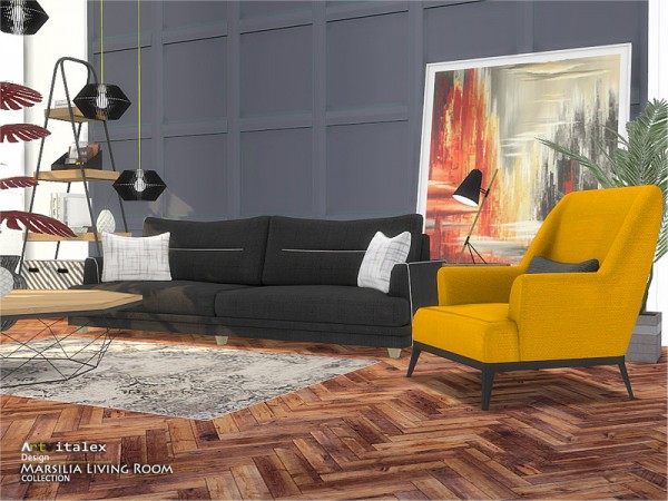  The Sims Resource: Marsilia Living Room by ArtVitalex